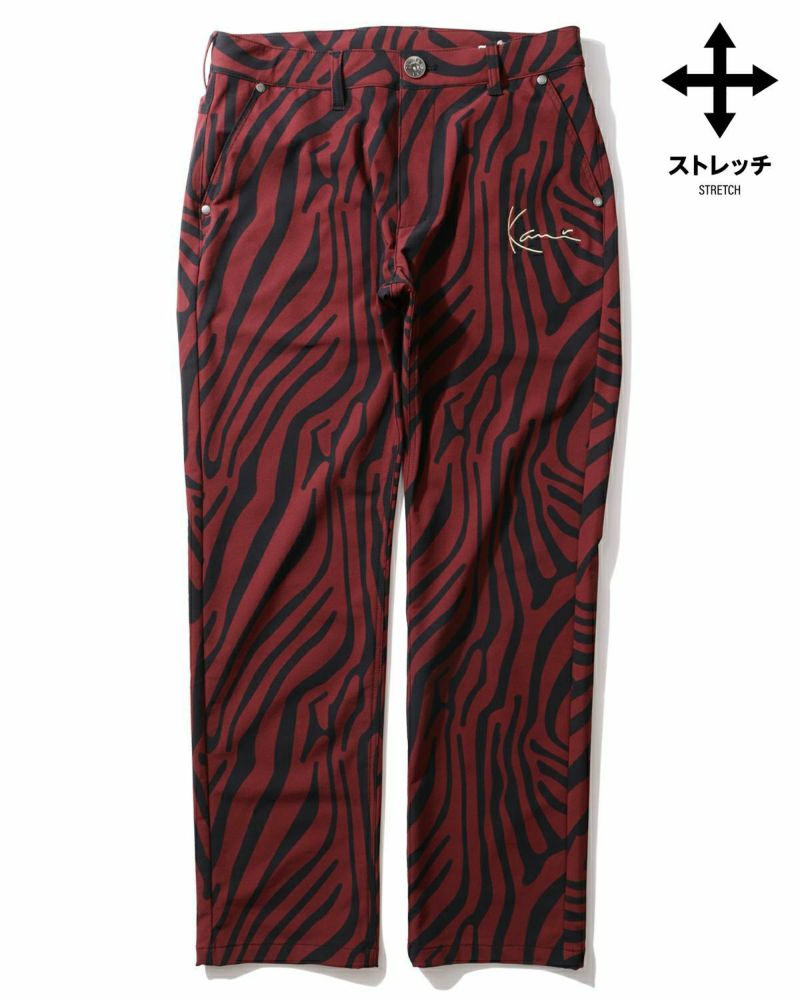 Karl Kani GOLF] ストレッチ ゼブラ柄 ロングパンツ | PEET