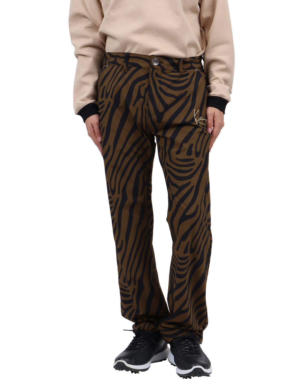 ブラウン：173cm63kg(Lサイズ着用)