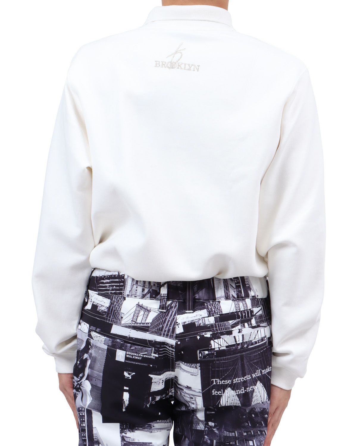 ホワイト：173cm63kg(Lサイズ着用)