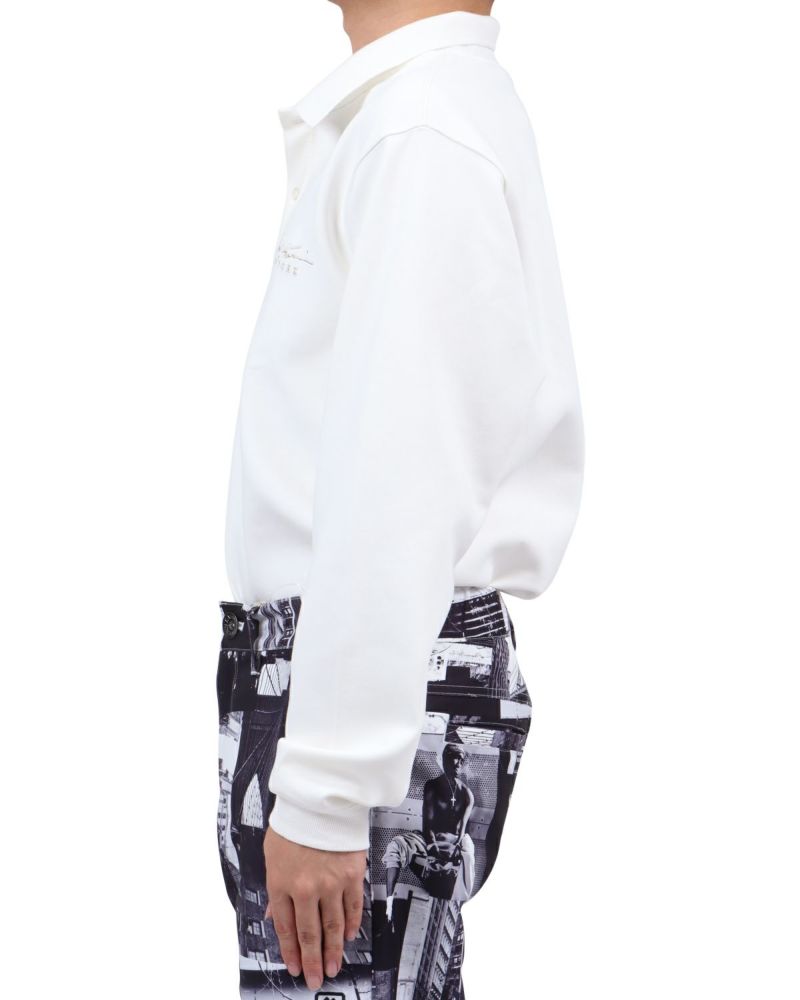 ホワイト：173cm63kg(Lサイズ着用)