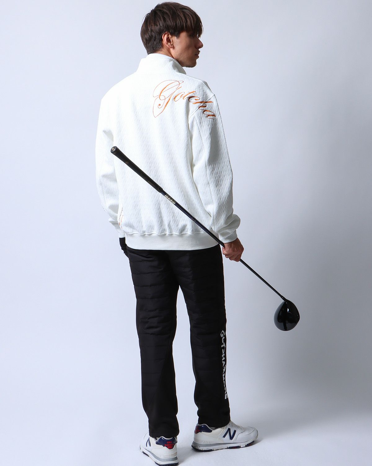 ホワイト：180cm/70kg(Lサイズ着用)