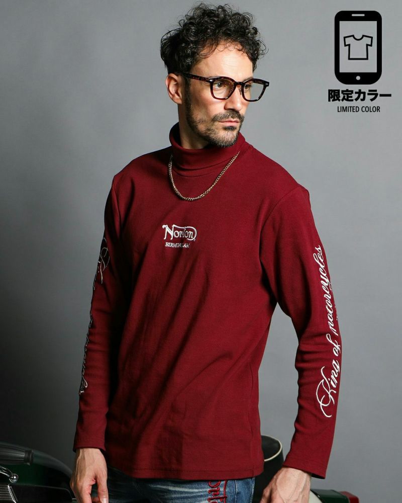 ダークレッド：186cm(XLサイズ着用)