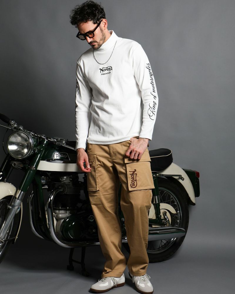 ホワイト：186cm(Lサイズ着用)