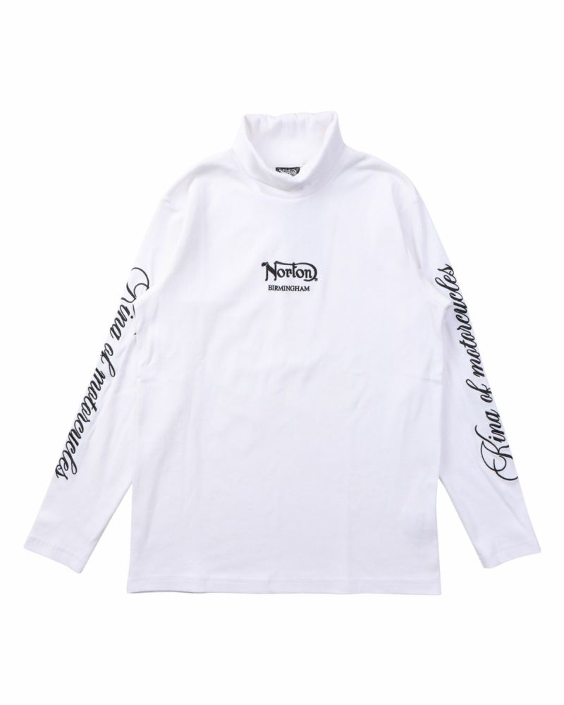 Norton] ロゴ 刺繍 テレコ モックネック | PEET ONLINE STORE