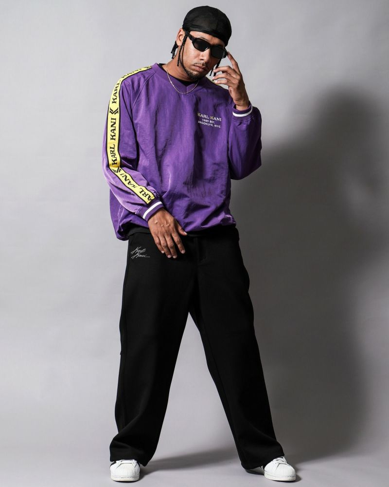 Karl Kani] ネオン ポイント ダンボールニット イージーパンツ | PEET