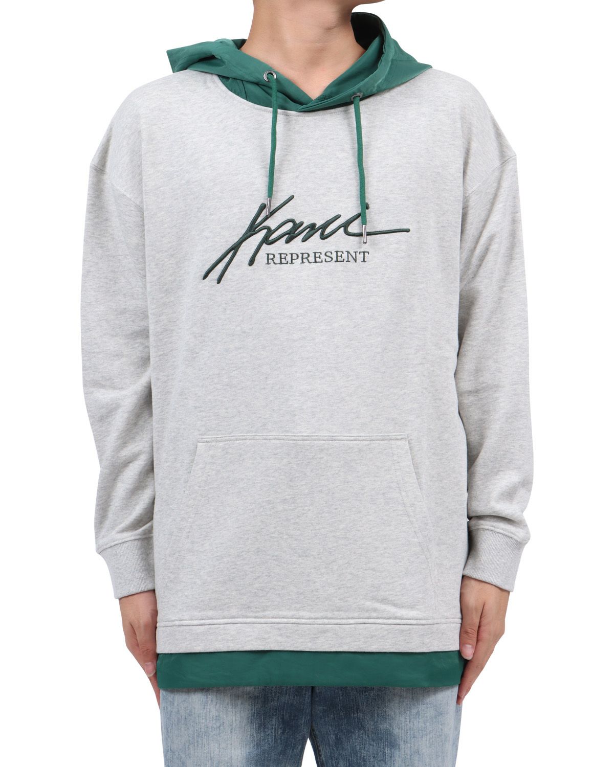 杢グレー：173cm63kg(Lサイズ着用)