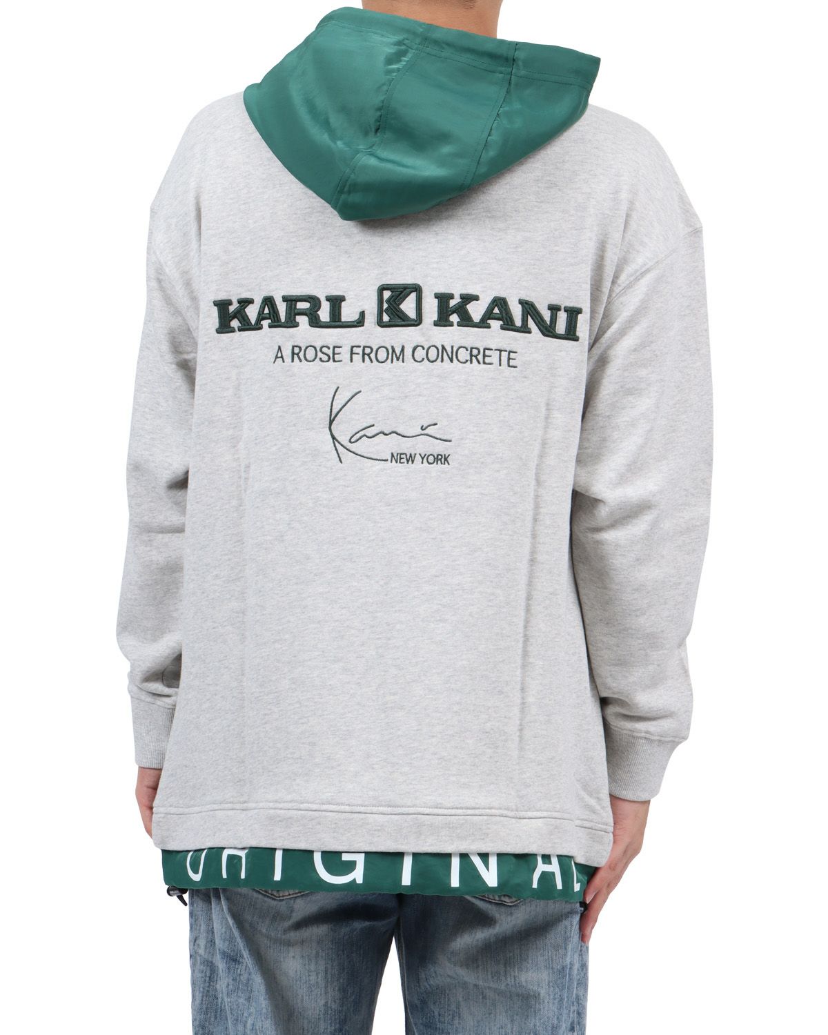 杢グレー：173cm63kg(Lサイズ着用)