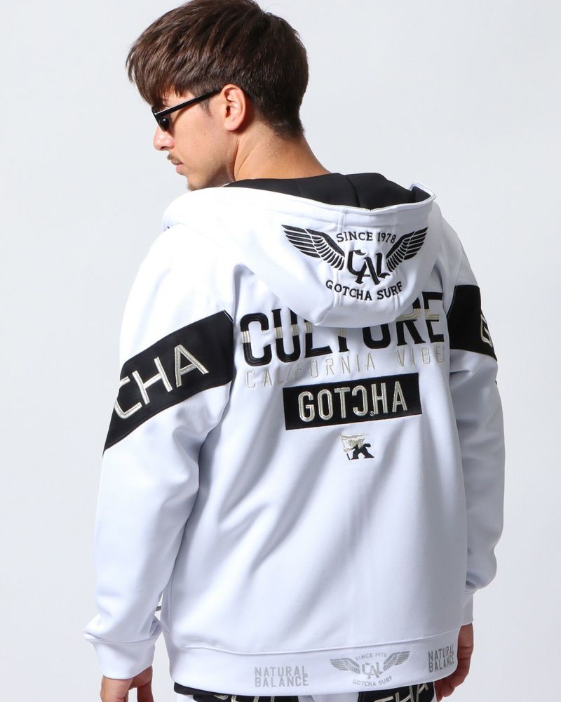 GOTCHA] メタリック 袖切替 ジップパーカー | PEET ONLINE STORE