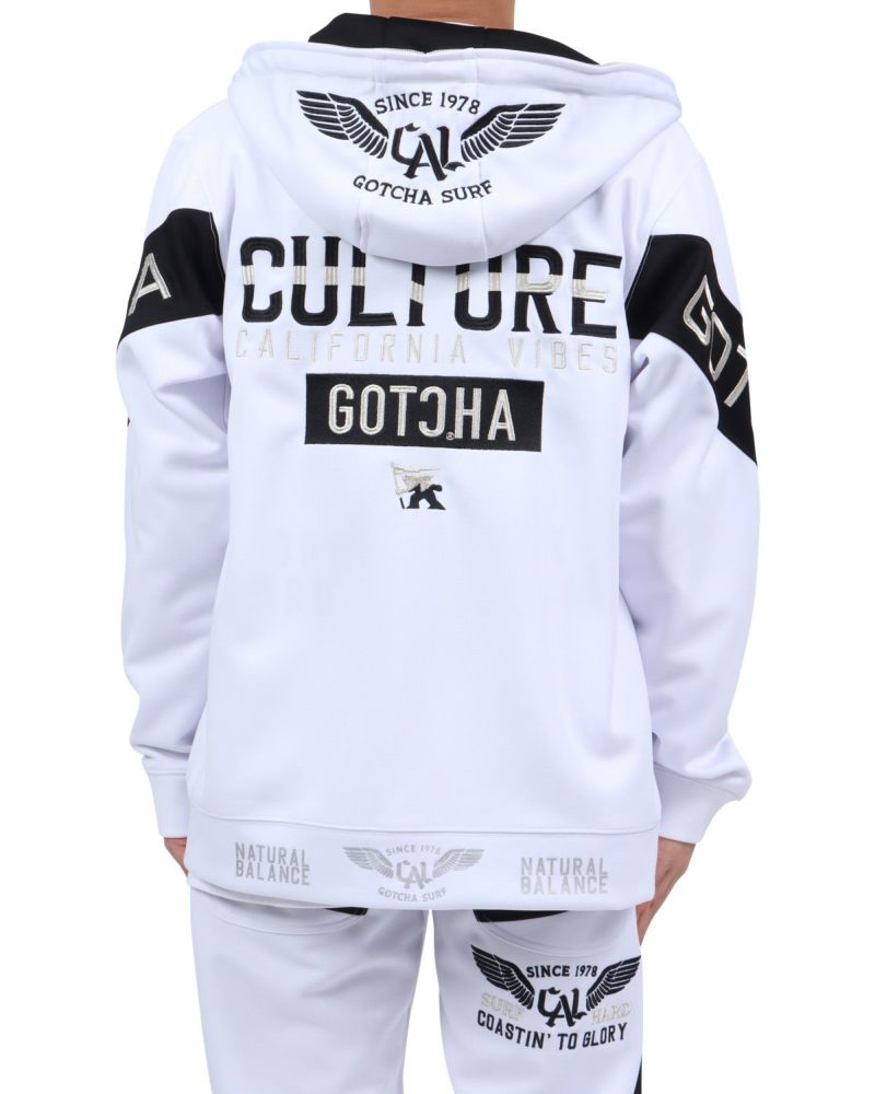 ホワイト：173cm63kg(Lサイズ着用)