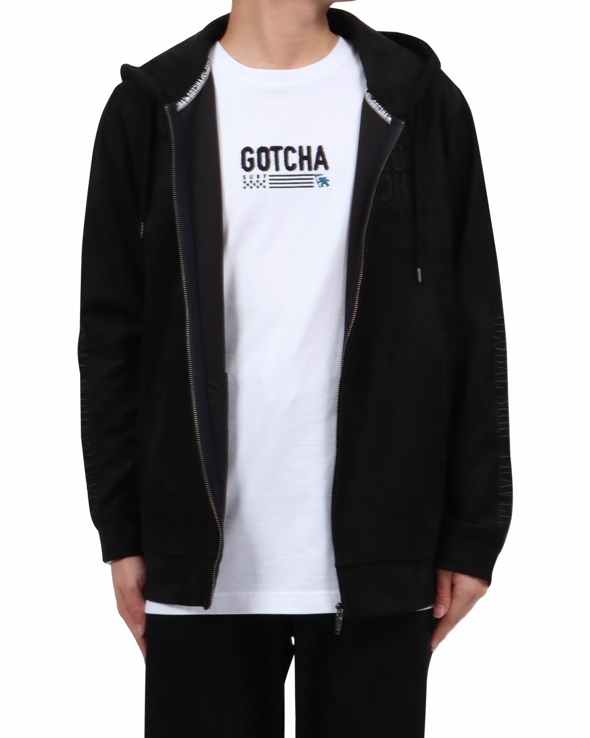 ブラック：173cm63kg(Lサイズ着用)