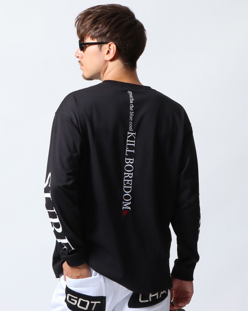 ブラック：180cm/70kg(Lサイズ着用)