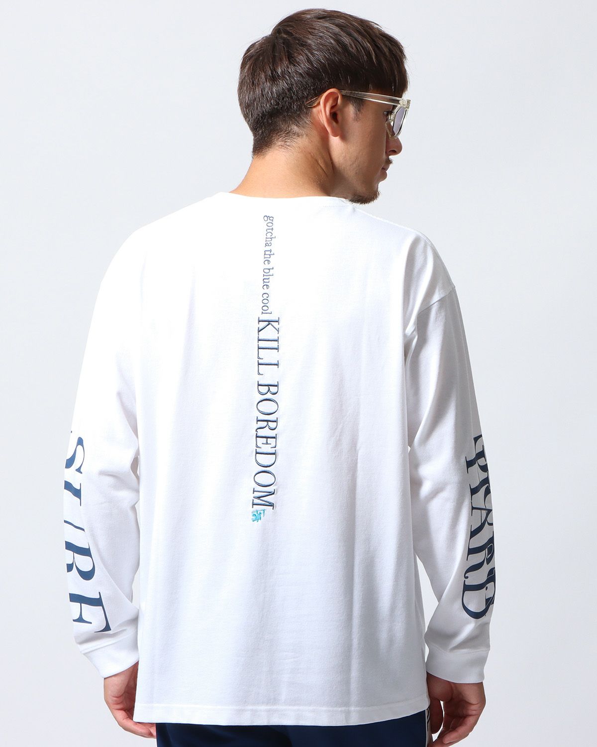 ホワイト：180cm/70kg(Lサイズ着用)