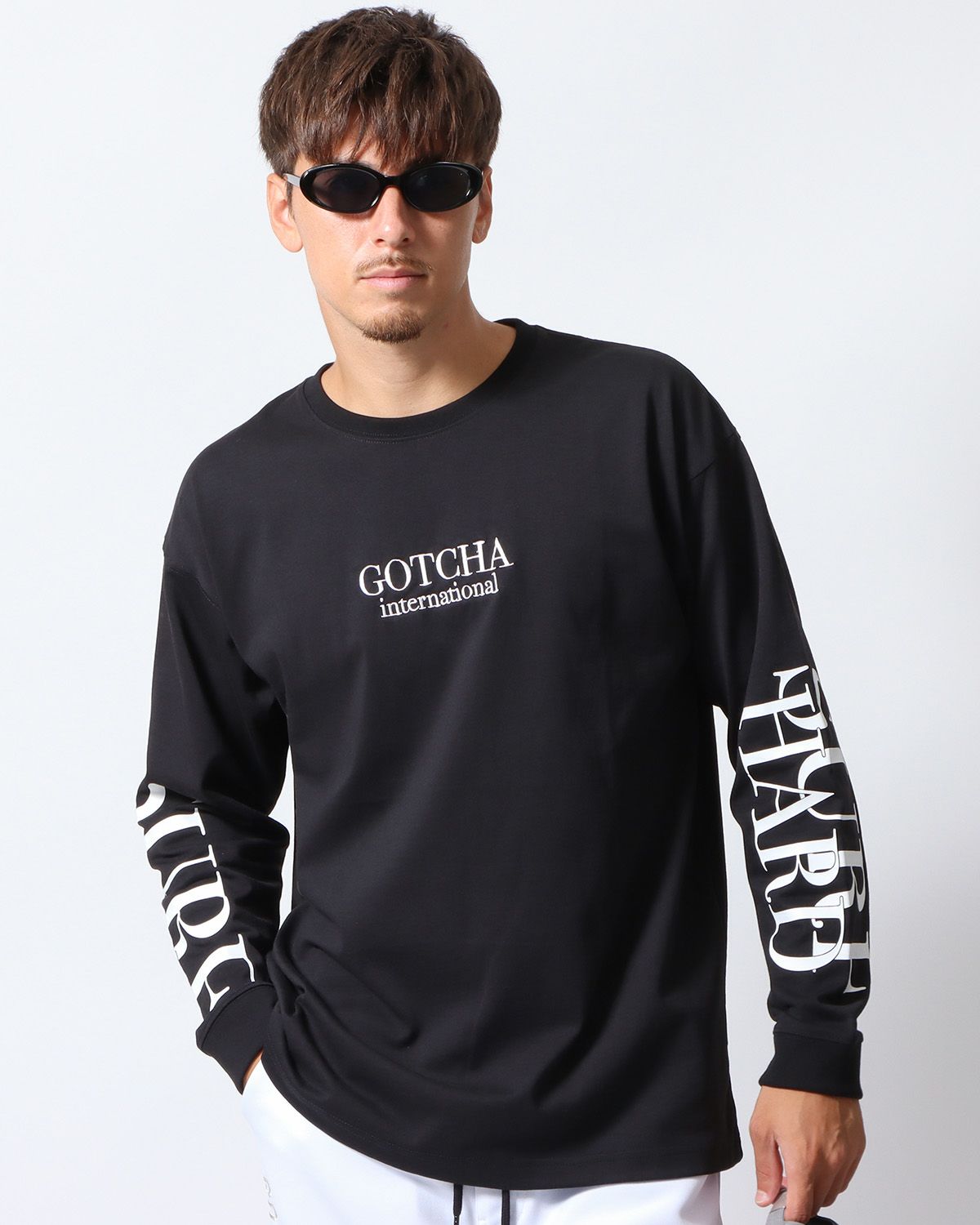 ブラック：180cm/70kg(Lサイズ着用)