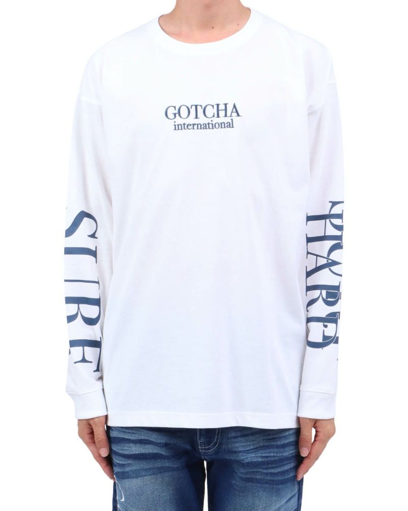 ホワイト：174cm62kg(Lサイズ着用)