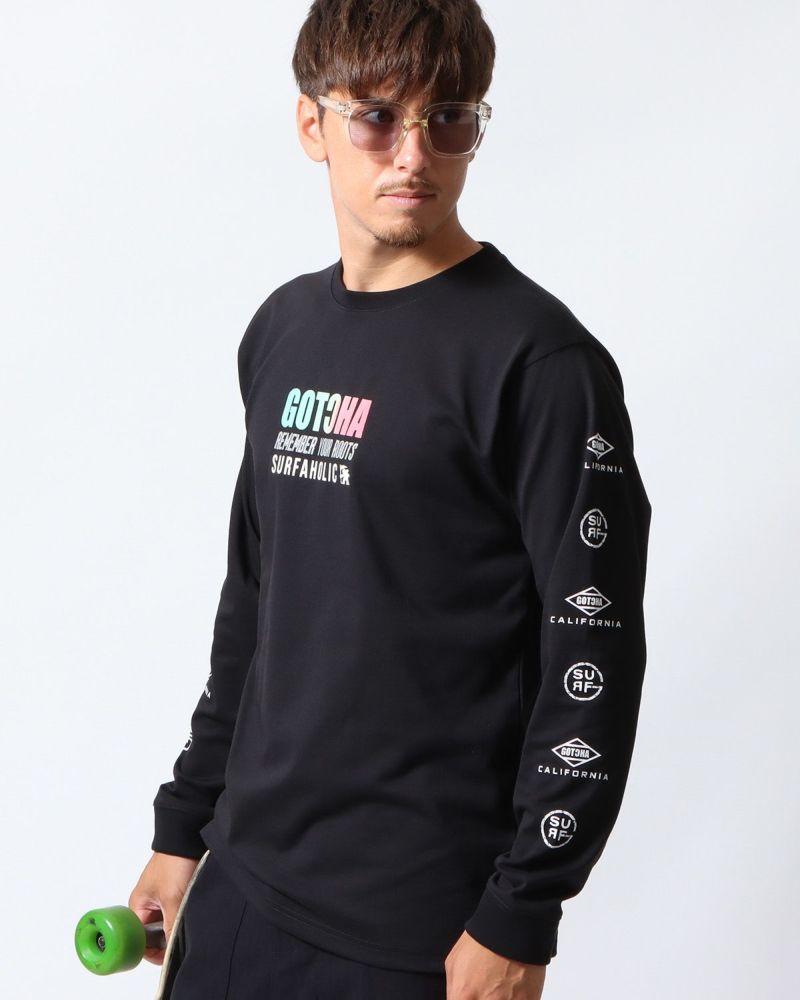 ブラック：180cm/70kg(Lサイズ着用)