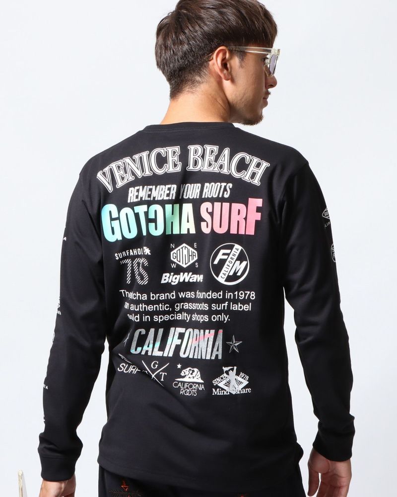 ブラック：180cm/70kg(Lサイズ着用)