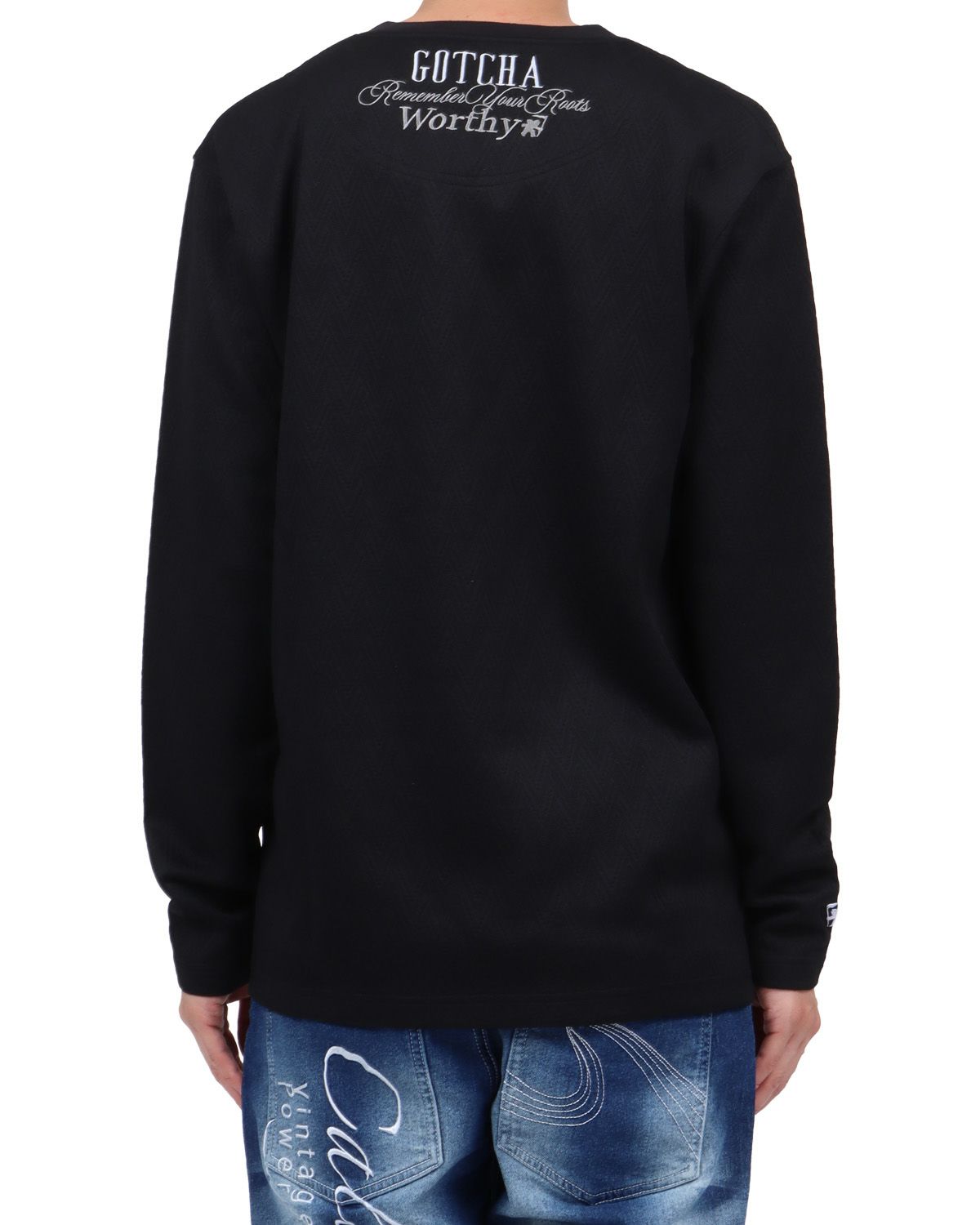 ブラック：174cm62kg(Lサイズ着用)