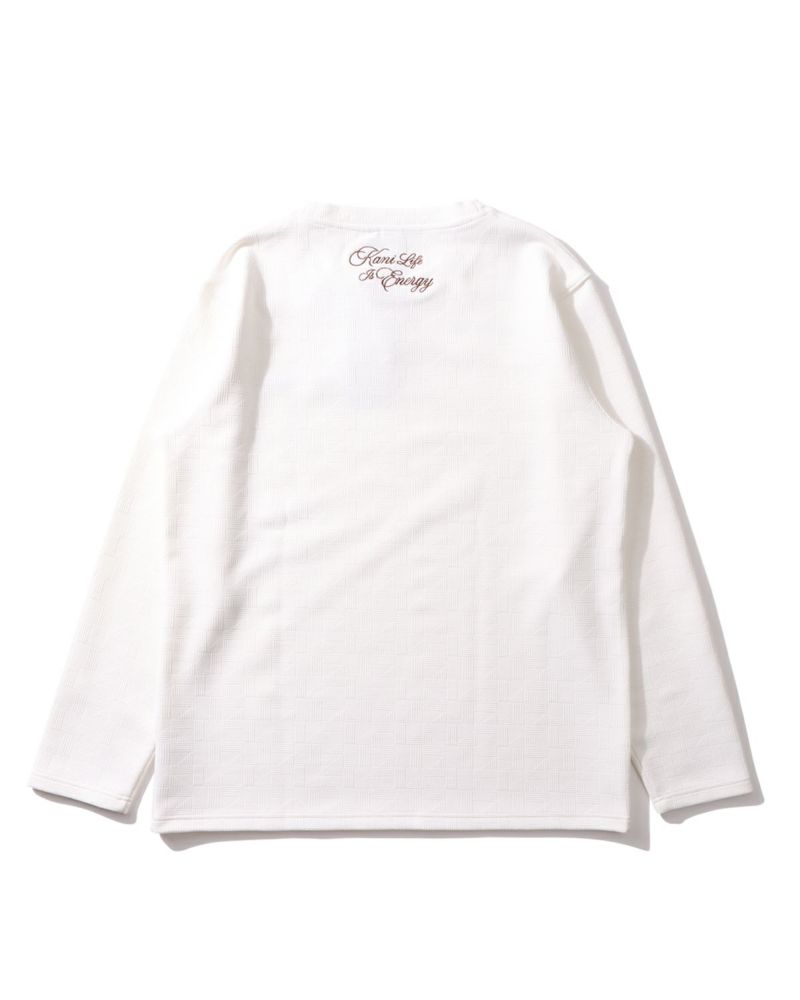 Karl Kani] ラメ 刺繍 ブリスター クルー ロンT | PEET ONLINE STORE