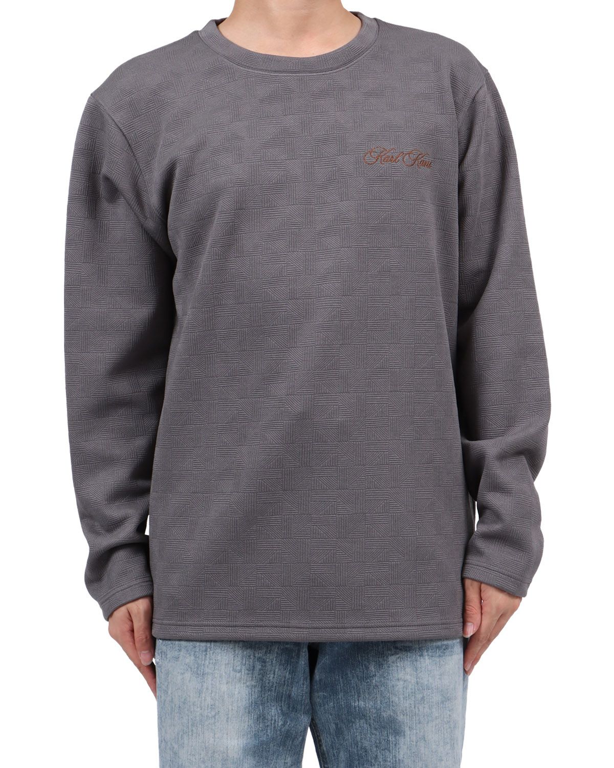 グレー：173cm63kg(Lサイズ着用)