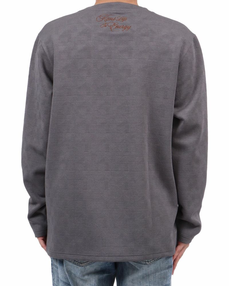 グレー：173cm63kg(Lサイズ着用)