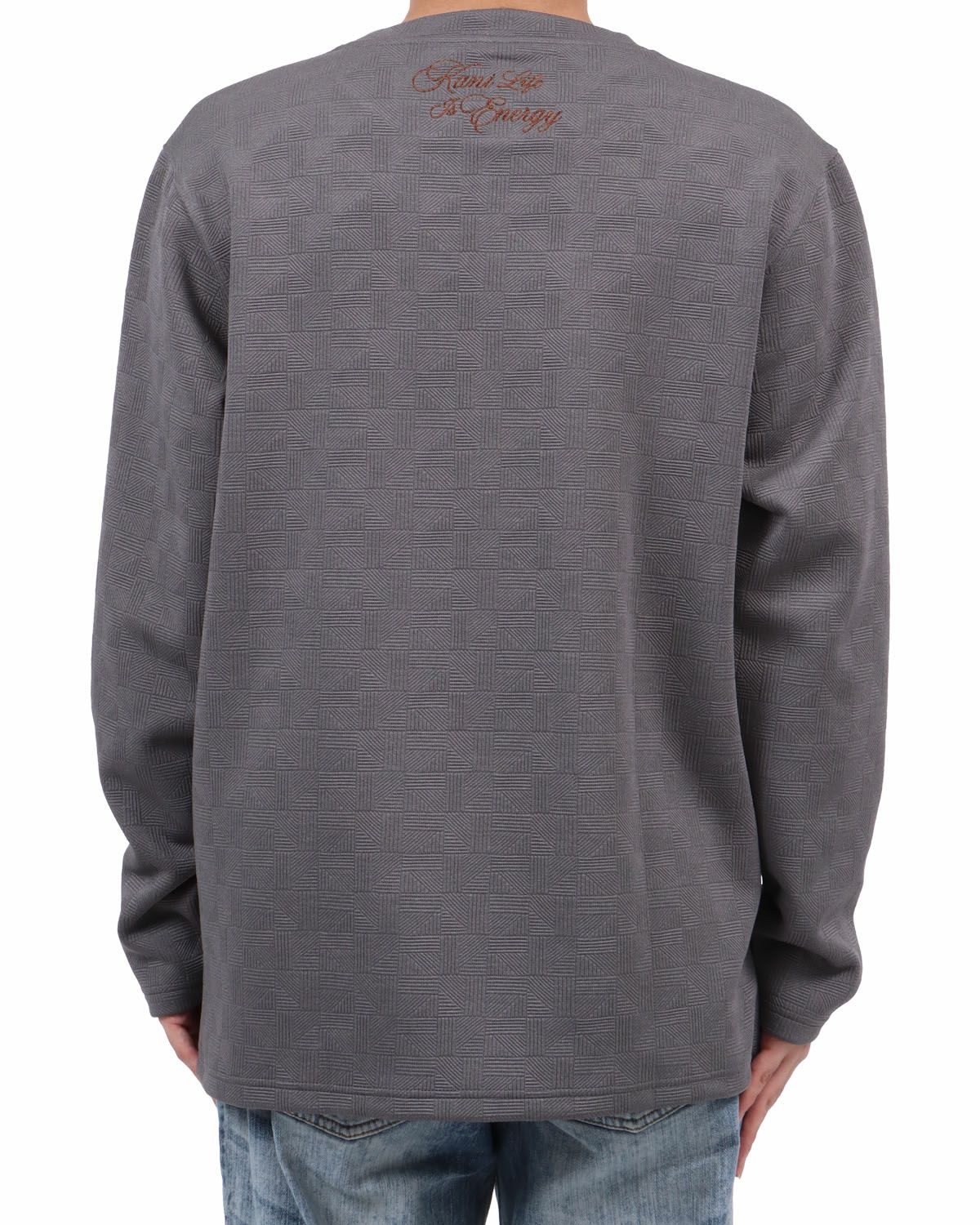 グレー：173cm63kg(Lサイズ着用)