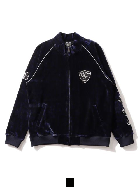 KARL KANI GOLF カールカナイ　ジャージ　セットアップ　黒　XL Karl Kani 大きいサイズ メンズ KARL KANI ベロア上下セット