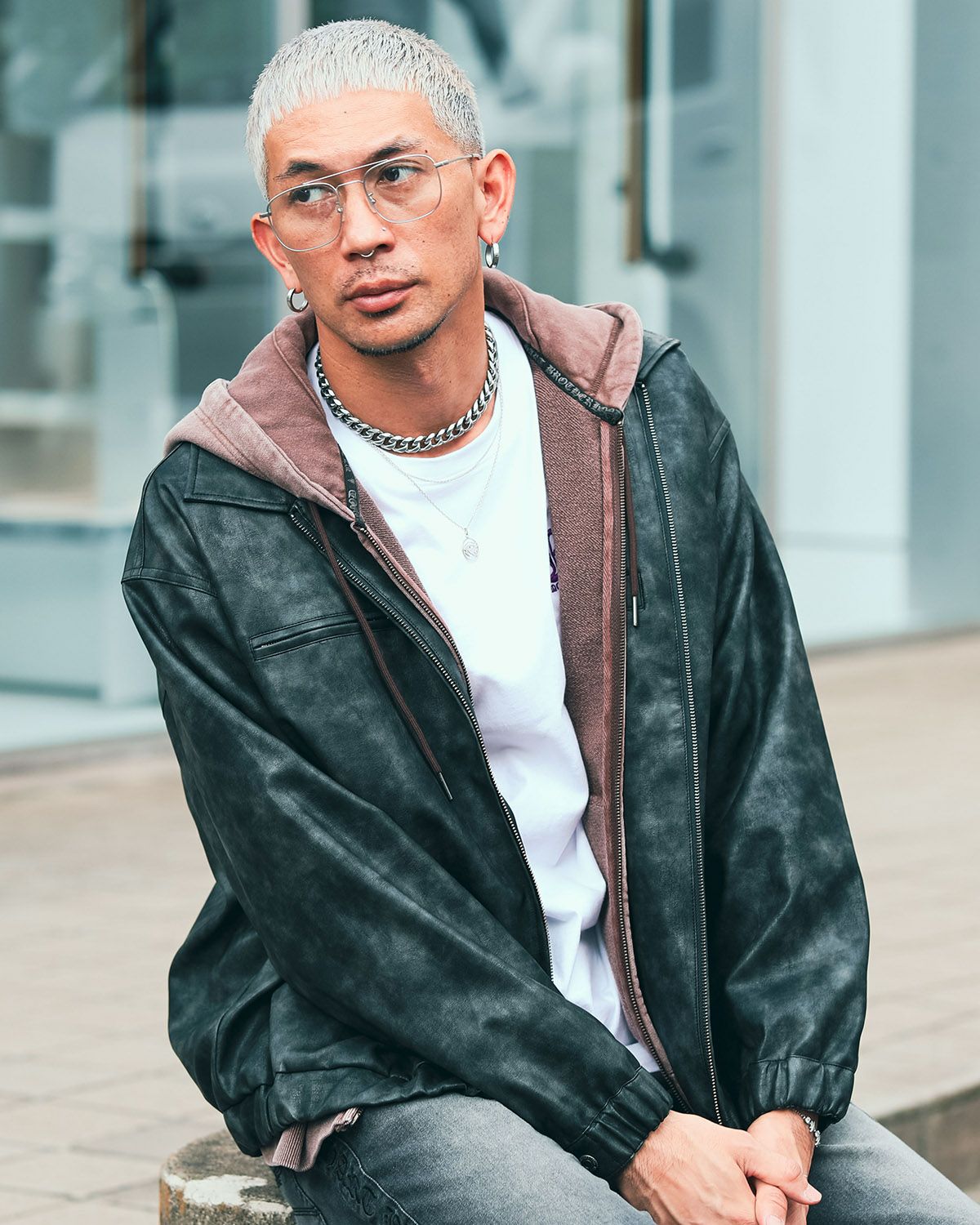 ブラック:183cm(Lサイズ着用)