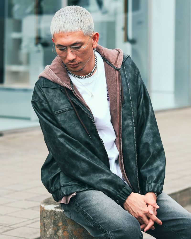 ブラック:183cm(Lサイズ着用)