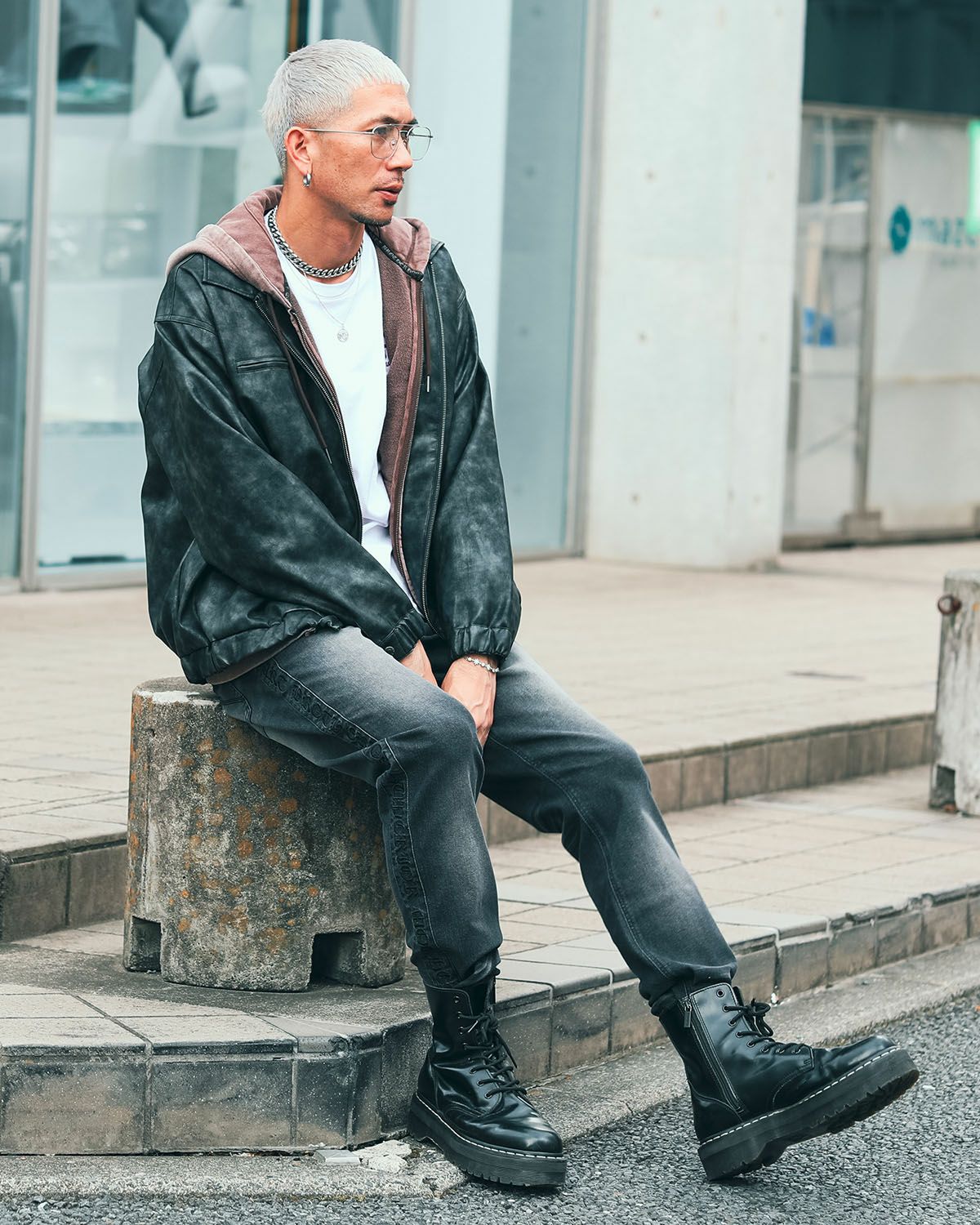 ブラック:183cm(Lサイズ着用)