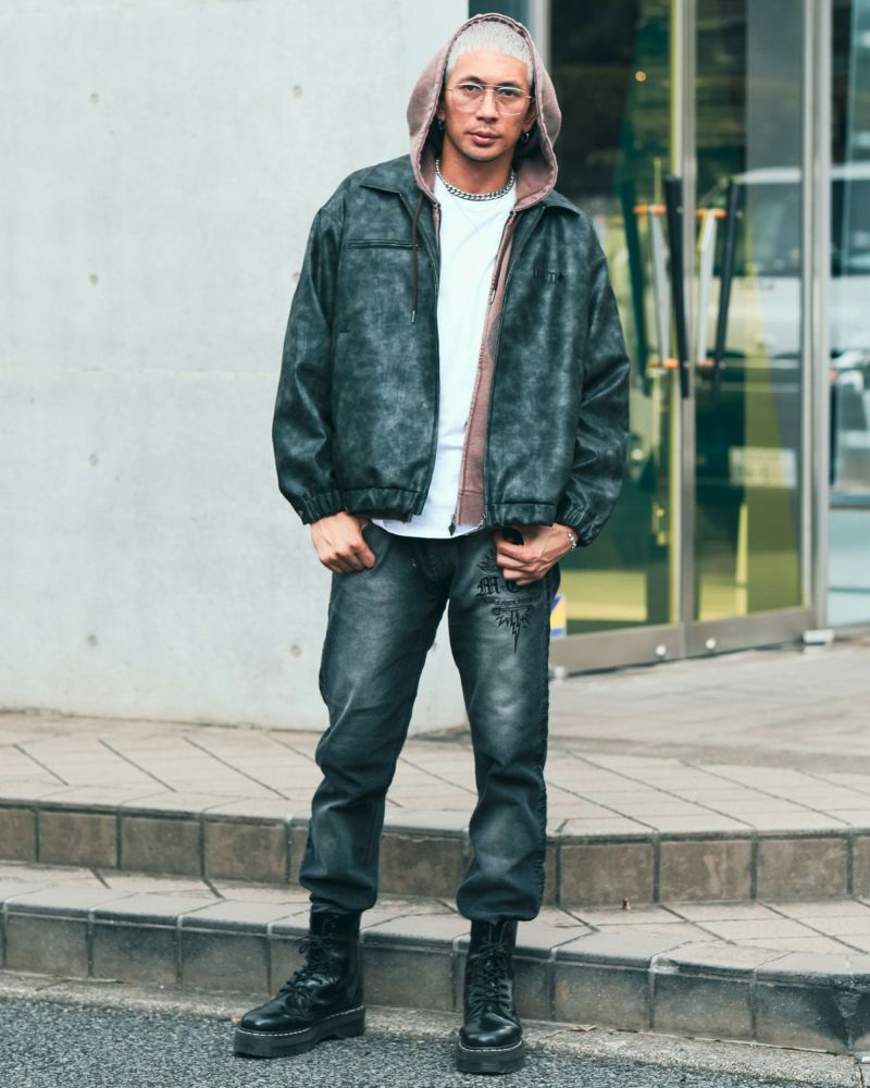 ブラック:183cm(Lサイズ着用)