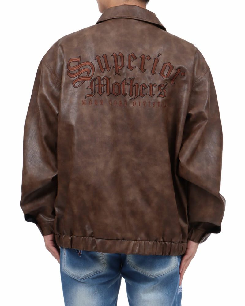 ブラウン：173cm63kg(Lサイズ着用)