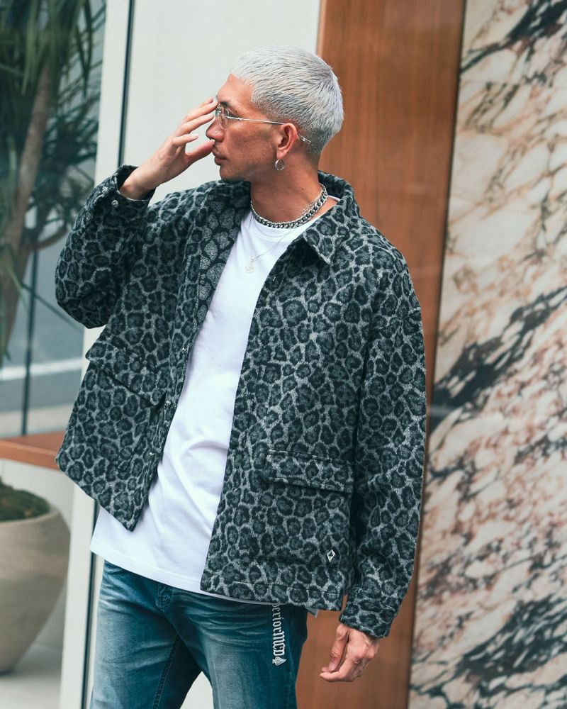 MCD] レオパード シャギー シャツ ジャケット R | PEET ONLINE STORE