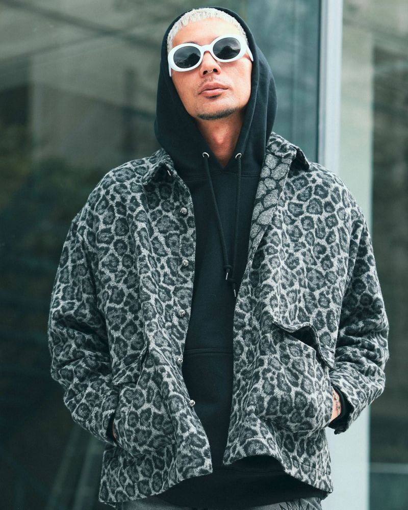 MCD] レオパード シャギー シャツ ジャケット R | PEET ONLINE STORE