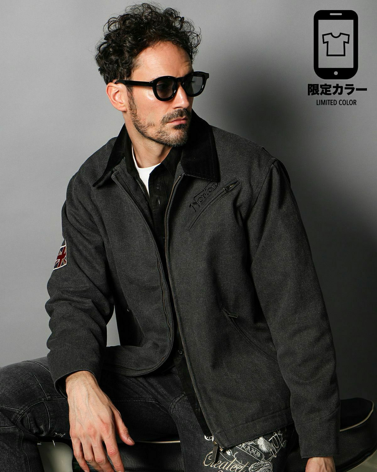 ブラック：186cm(XLサイズ着用)