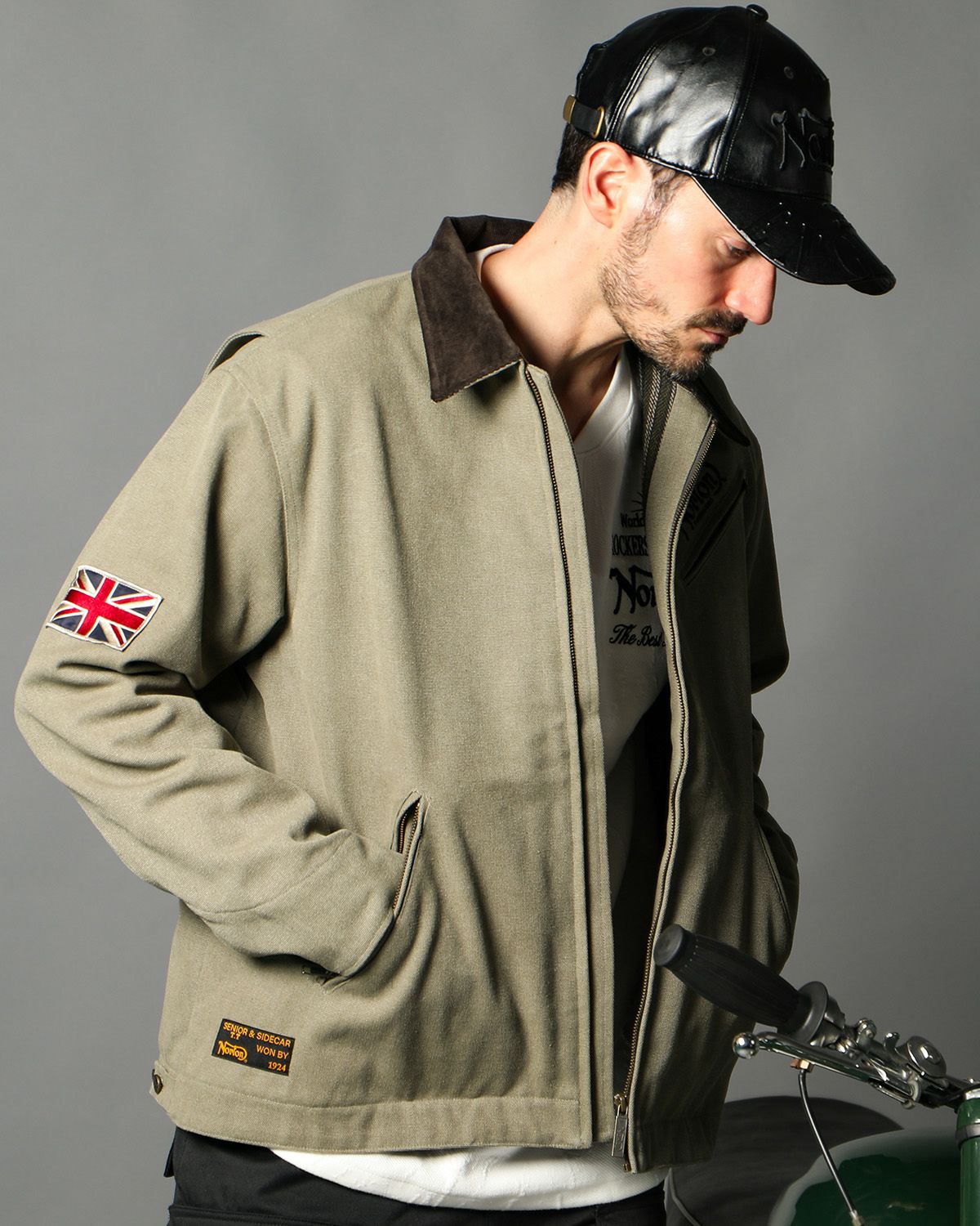 カーキ：186cm(XLサイズ着用)