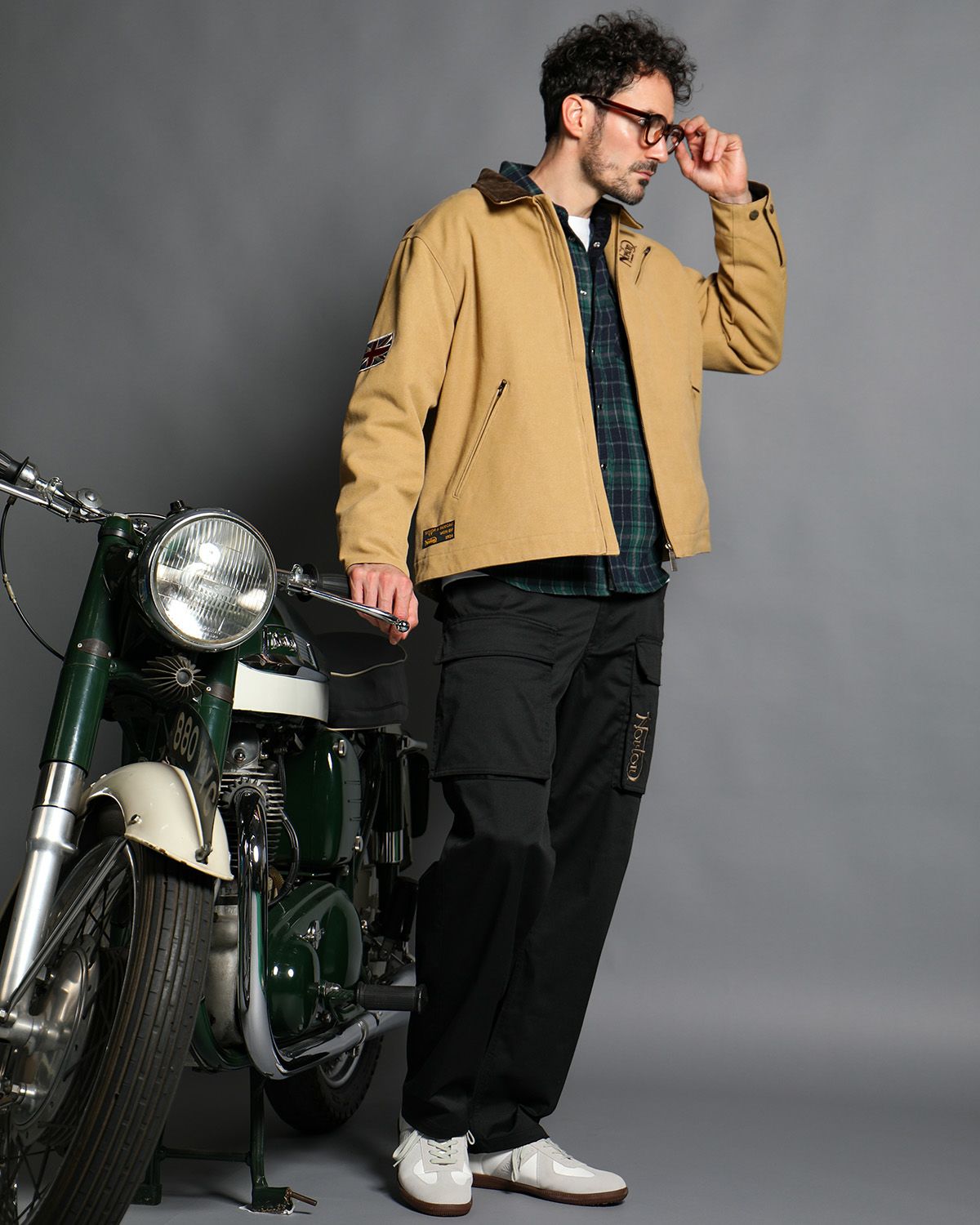 キャメル：186cm(XLサイズ着用)