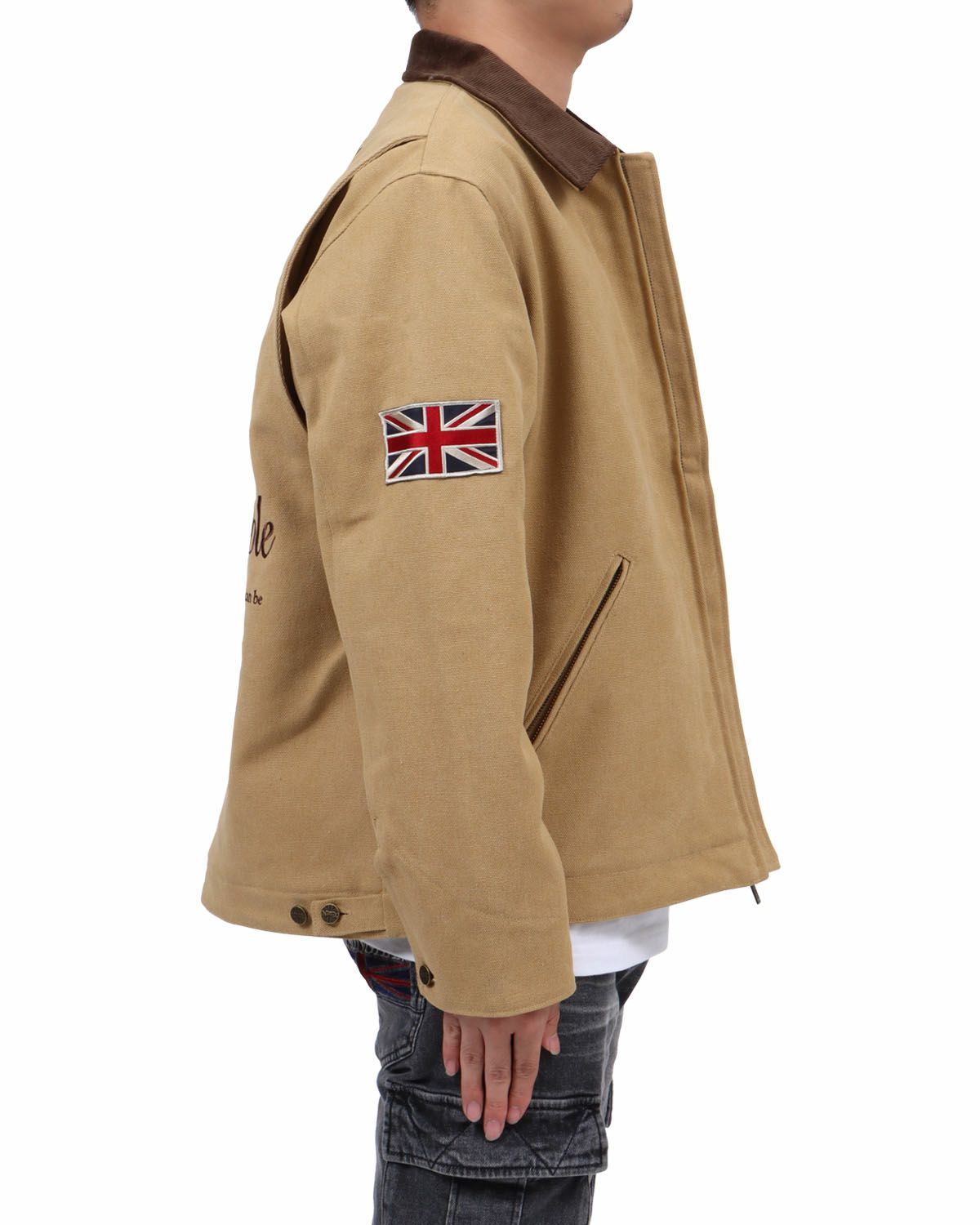 キャメル：173cm63kg(Lサイズ着用)