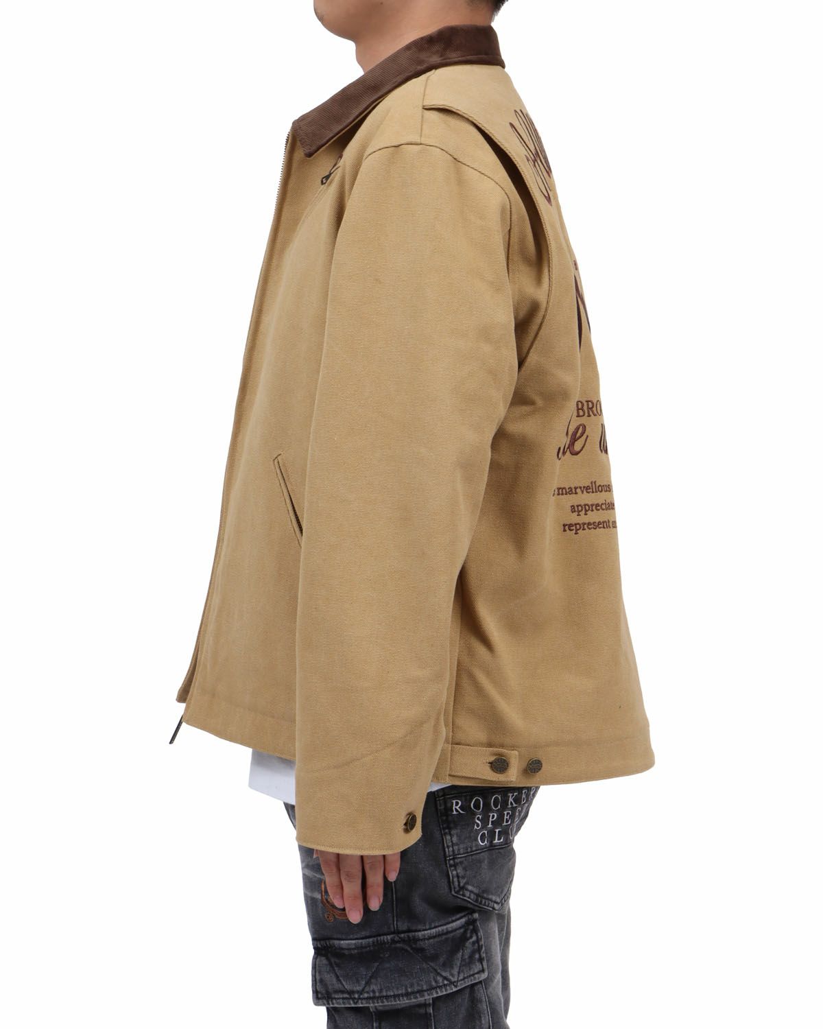 キャメル：173cm63kg(Lサイズ着用)