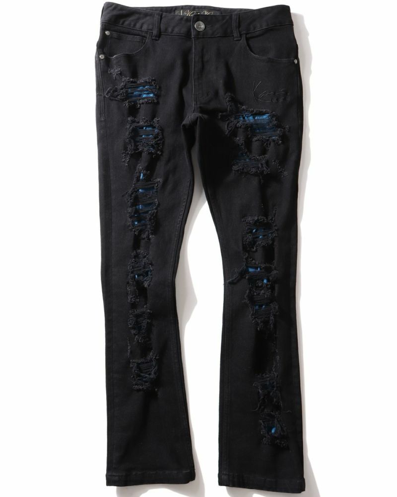 KARL KANI カールカナイ バギーデニム ダメージデニム 36 希少 Karl