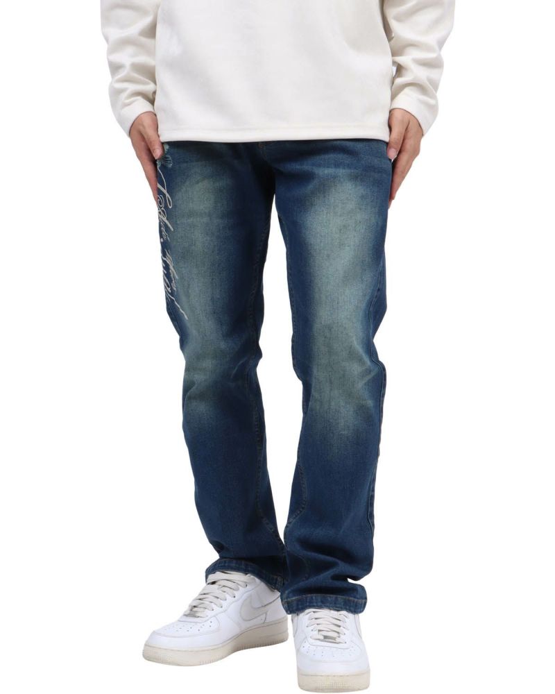 インディゴ：173cm63kg(Mサイズ着用)