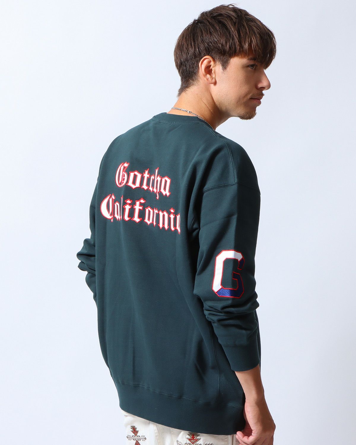 グリーン：180cm/70kg(Lサイズ着用)