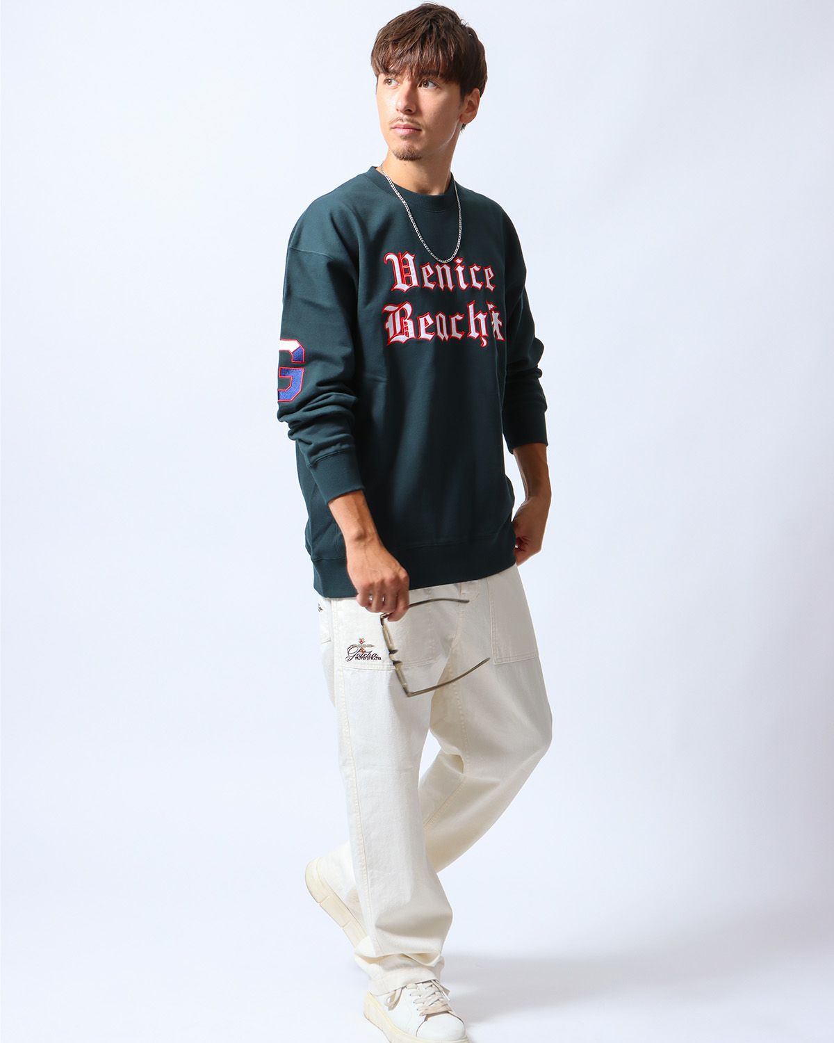 グリーン：180cm/70kg(Lサイズ着用)