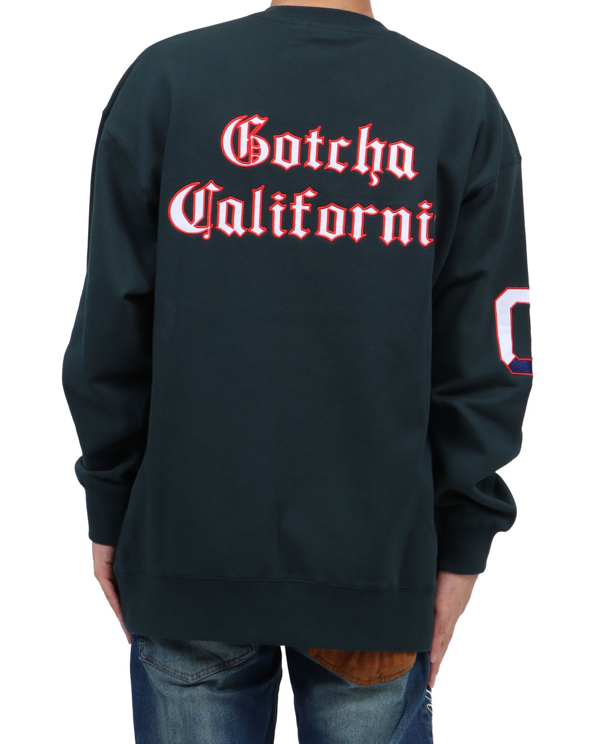 グリーン：173cm63kg(Lサイズ着用)