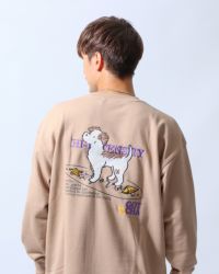 ベージュ：180cm/70kg(Lサイズ着用)