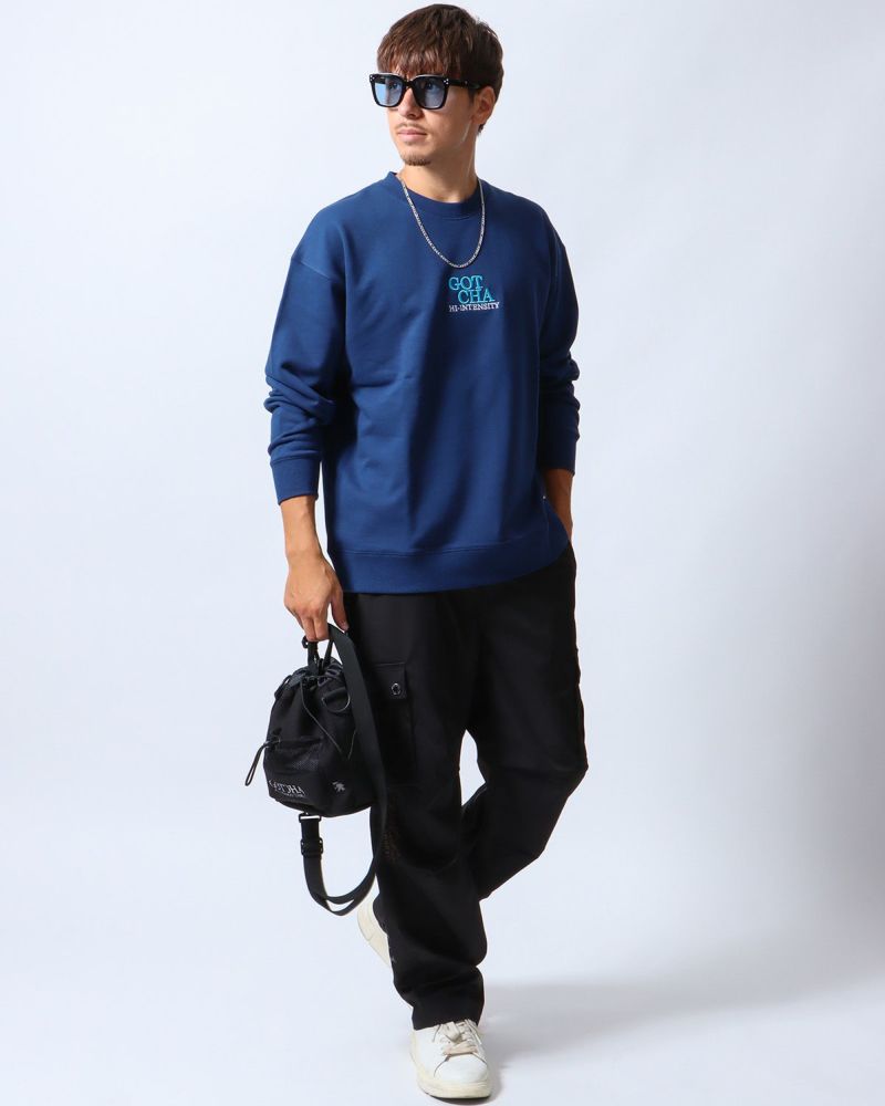 ネイビー：180cm/70kg(Lサイズ着用)