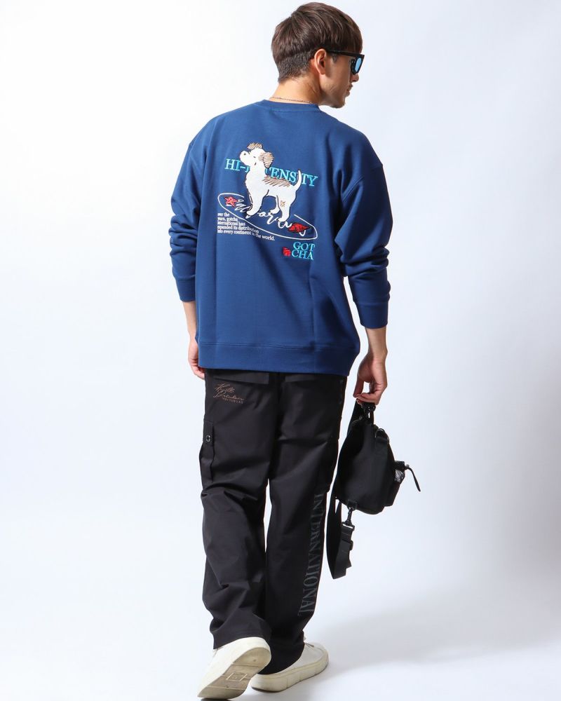 ネイビー：180cm/70kg(Lサイズ着用)