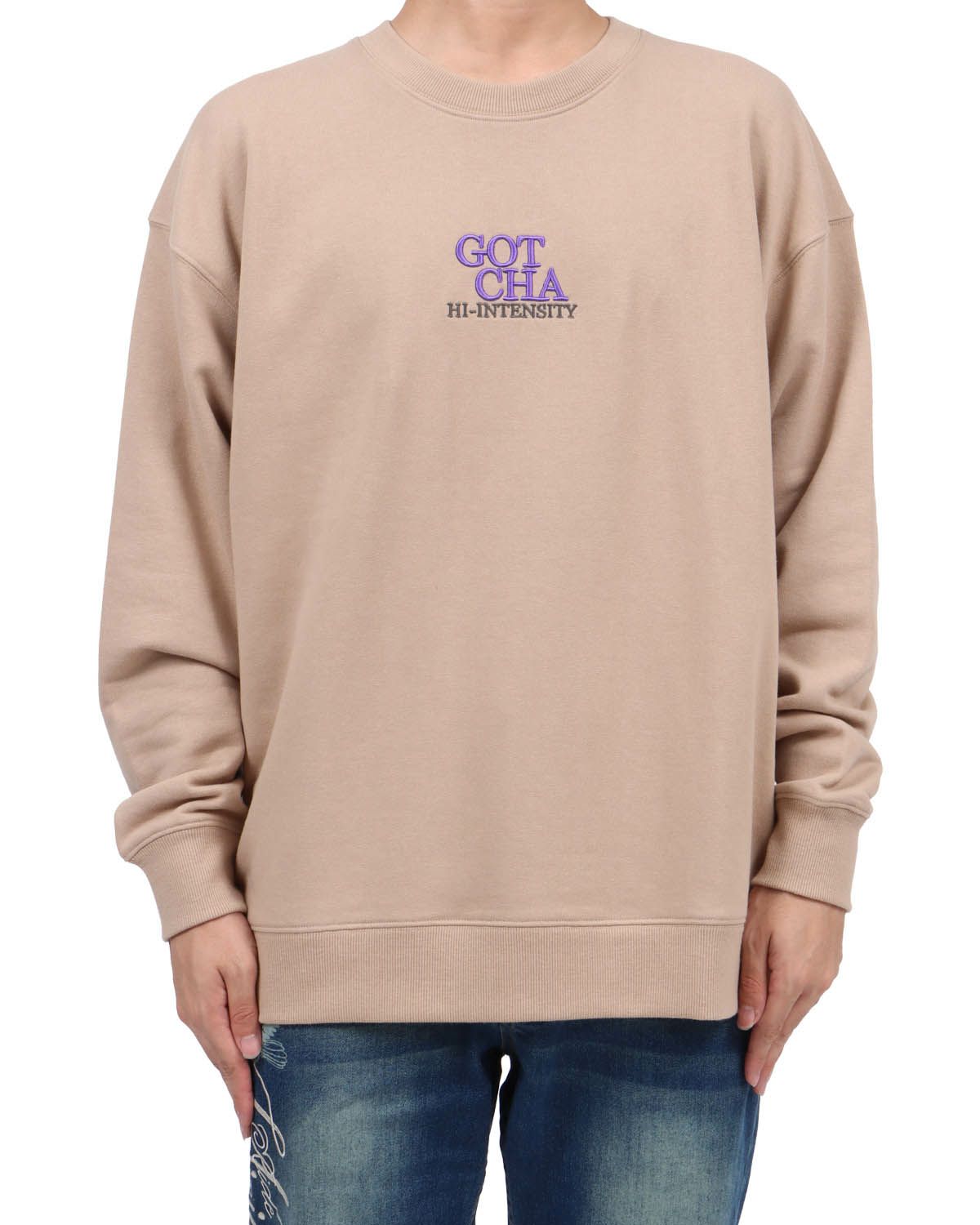 ベージュ：173cm63kg(Lサイズ着用)