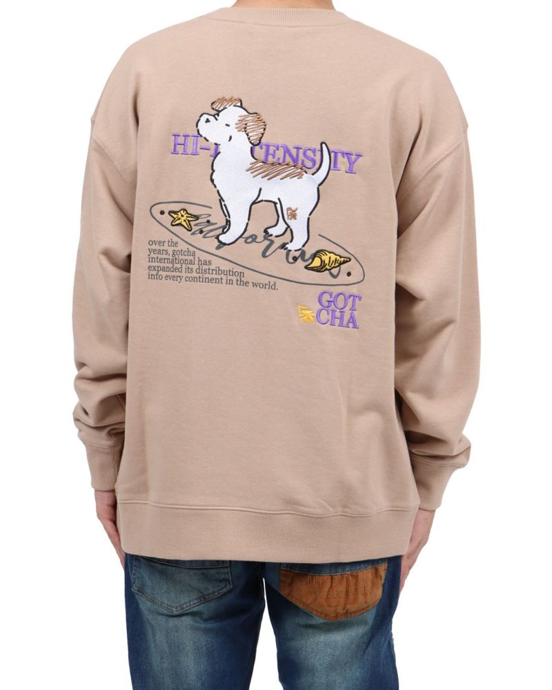 ベージュ：173cm63kg(Lサイズ着用)