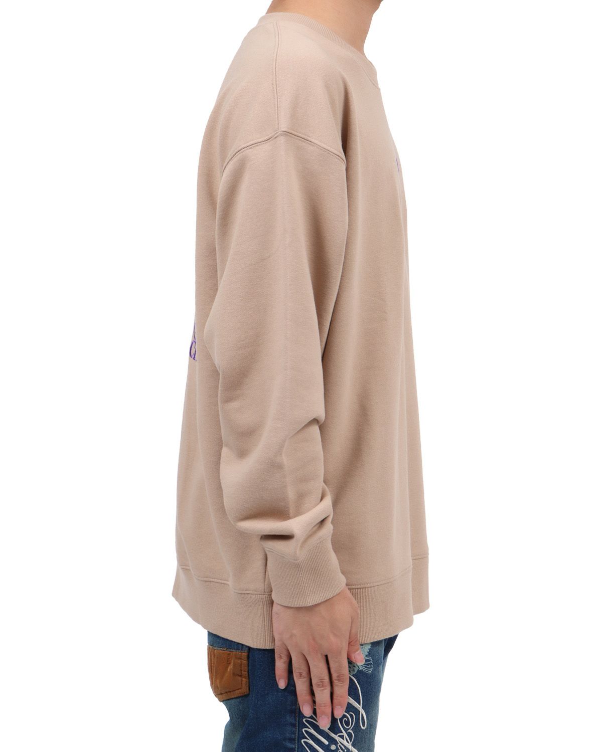 ベージュ：173cm63kg(Lサイズ着用)