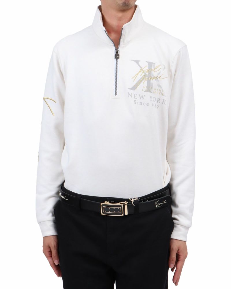 ホワイト：174cm62kg(Lサイズ着用)